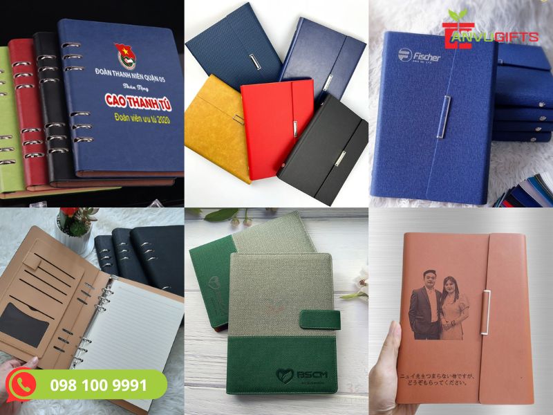 Một số mẫu sổ tay quà tặng khác Một số mẫu sổ tay quà tặng khác