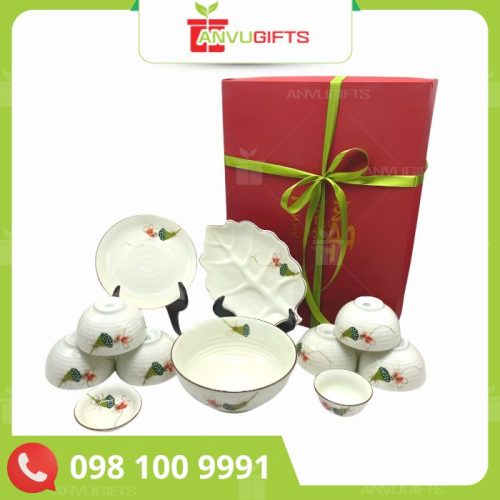 quà tặng bộ bát đĩa