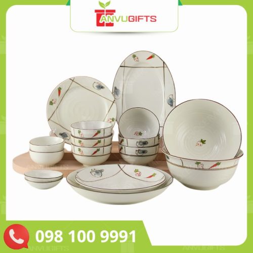 quà tặng bộ bát đĩa