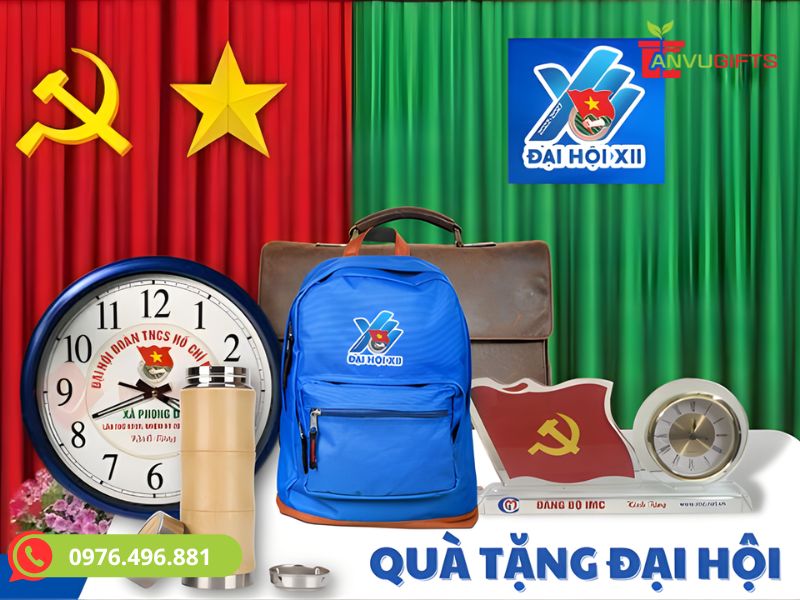 quà tặng lưu niệm đại hội