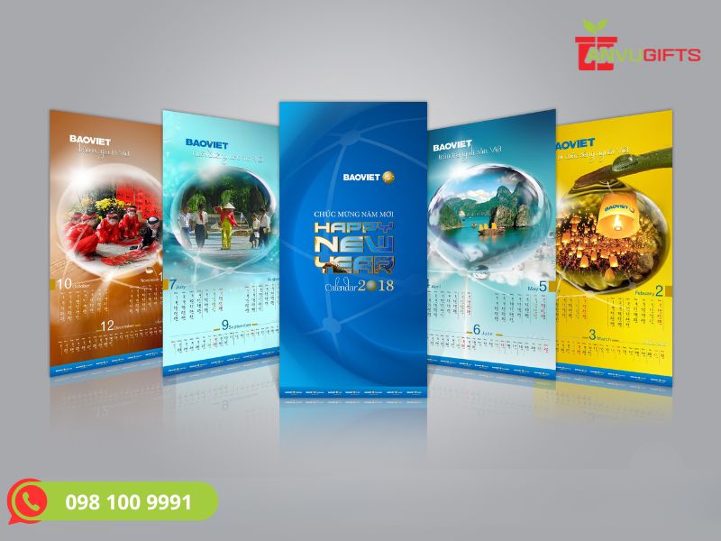 Lịch tết doanh nghiệp - Món quà tặng phổ thông cho các doanh nghiệp Lịch tết doanh nghiệp - Món quà tặng phổ thông cho các doanh nghiệp