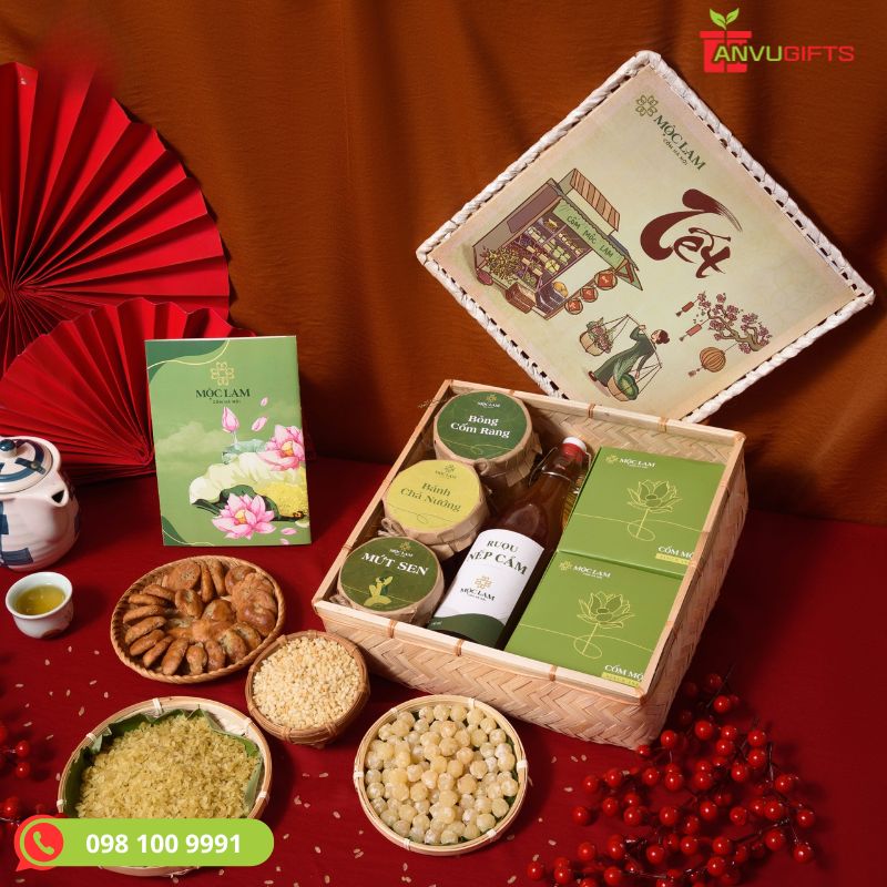 Hộp quà Tết sang trọng dành tặng đối tác, người thân Hộp quà Tết sang trọng dành tặng đối tác, người thân